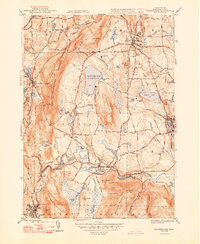 Stockbridge 1948 topographic map thumbnail