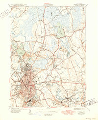 Taunton 1944 topographic map thumbnail