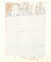 Tisbury Great Pond 1944 topographic map thumbnail