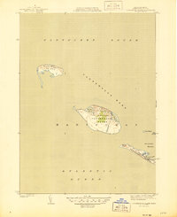 Tuckernuck Island 1944 topographic map thumbnail
