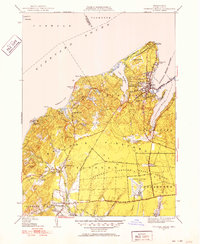 Vineyard Haven 1951 topographic map thumbnail