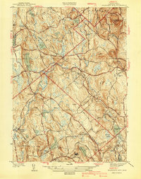 Wachusett Mtn 1940 topographic map thumbnail