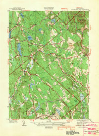 Wachusett Mtn 1942 topographic map thumbnail
