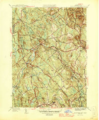 Wachusett Mtn 1946 topographic map thumbnail
