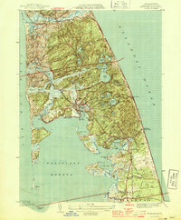 Wellfleet 1944 topographic map preview