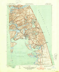 Wellfleet 1944 topographic map thumbnail