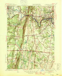 West Springfield 1945 topographic map thumbnail