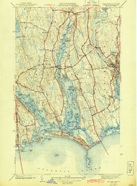 Westport 1942 topographic map thumbnail