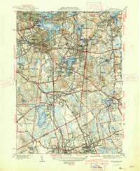 Weymouth 1941 topographic map thumbnail