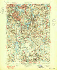 Weymouth 1941 topographic map thumbnail