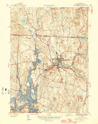 Winchendon 1946 topographic map thumbnail