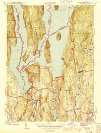 Winsor Dam 1944 topographic map thumbnail