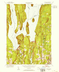 Winsor Dam 1952 topographic map thumbnail