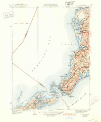 Woods Hole 1941 topographic map thumbnail