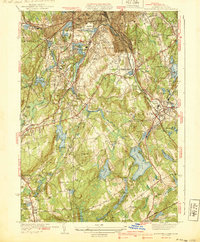 Worcester South 1939 topographic map thumbnail