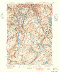 Worcester South 1939 topographic map thumbnail