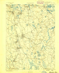 Abington 1888 topographic map thumbnail