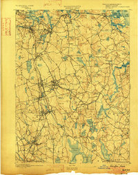 Abington 1893 topographic map thumbnail