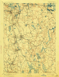 Abington 1893 topographic map thumbnail