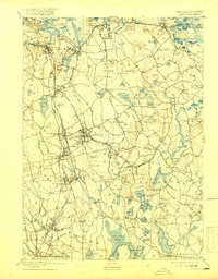 Abington 1893 topographic map thumbnail