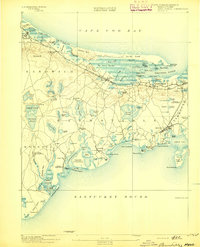 Barnstable 1893 topographic map thumbnail