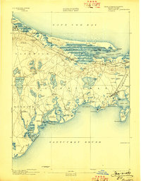 Barnstable 1893 topographic map thumbnail
