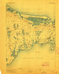 Barnstable 1893 topographic map thumbnail