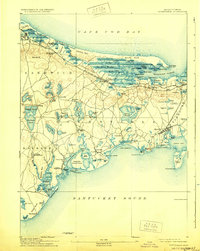 Barnstable 1893 topographic map thumbnail
