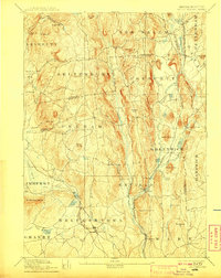 Belchertown 1893 topographic map thumbnail