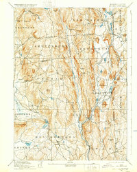 Belchertown 1893 topographic map thumbnail