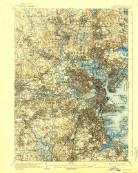 Boston 1903 topographic map preview