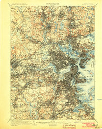 Boston 1903 topographic map preview