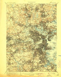 Boston 1903 topographic map thumbnail