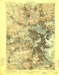 Boston 1903 topographic map preview