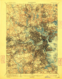 Boston 1903 topographic map preview