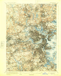 Boston 1903 topographic map thumbnail