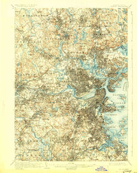 Boston 1903 topographic map thumbnail