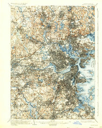 Boston 1903 topographic map preview