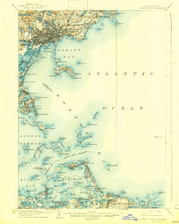 Boston Bay 1903 topographic map thumbnail