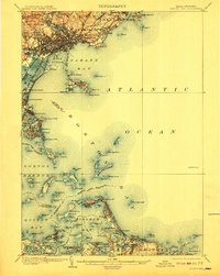 Boston Bay 1903 topographic map thumbnail