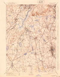 Dedham 1894 topographic map thumbnail
