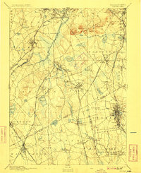 Dedham 1894 topographic map thumbnail