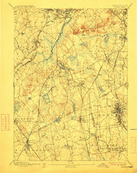 Dedham 1894 topographic map preview