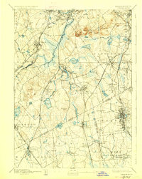 Dedham 1894 topographic map preview