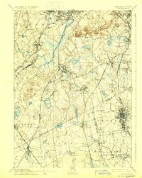 Dedham 1894 topographic map preview