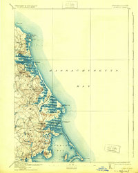Duxbury 1893 topographic map thumbnail