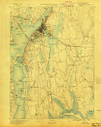 Fall River 1888 topographic map thumbnail