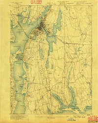 Fall River 1893 topographic map thumbnail