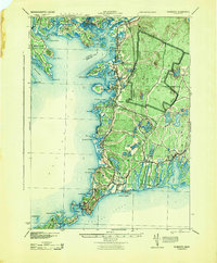 Falmouth 1915 topographic map thumbnail