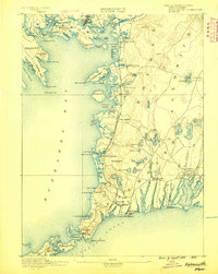 Falmouth 1888 topographic map thumbnail